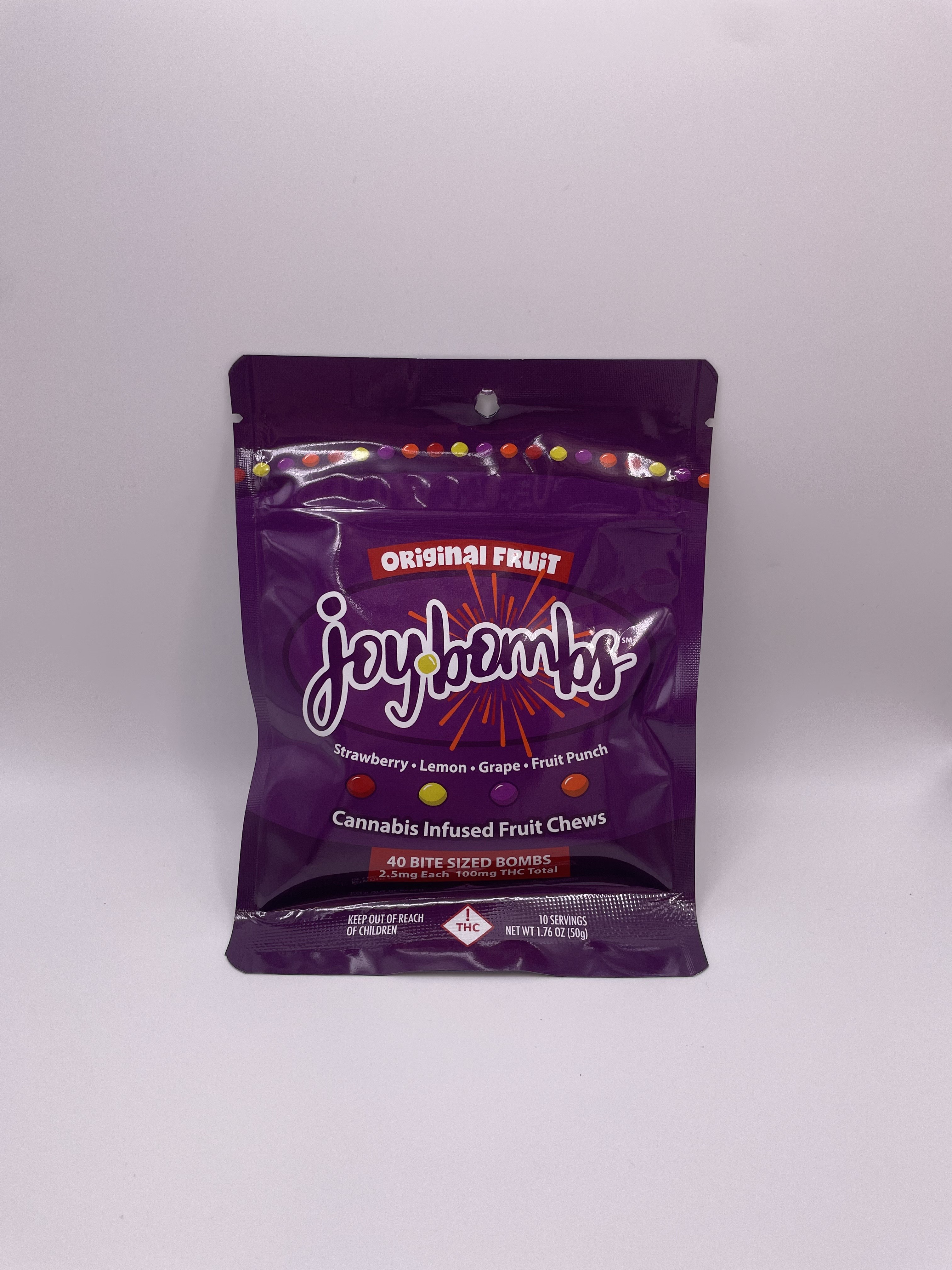 Photograph of product: Joy Bombs - Original Fruit - 100mg Candy