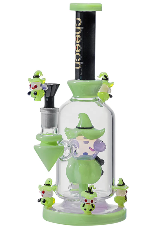 Photograph of product: Water Pipe | Cheech Glass | Whimsical Wizard [Green] [10.5"]