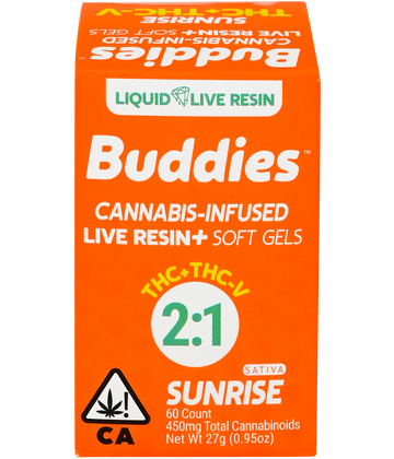 Photograph of product: LR Sunrise Gel Capsules 2:1 TH-oui:TH-ouiV 60ct - 300mg