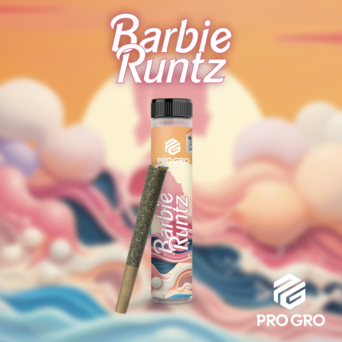 Photograph of product: Barbie Runtz 1g Pre-Roll