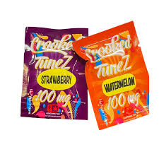 Photograph of Product: Crooked Tunez - Edible - Berry Gummy Single - 100mg