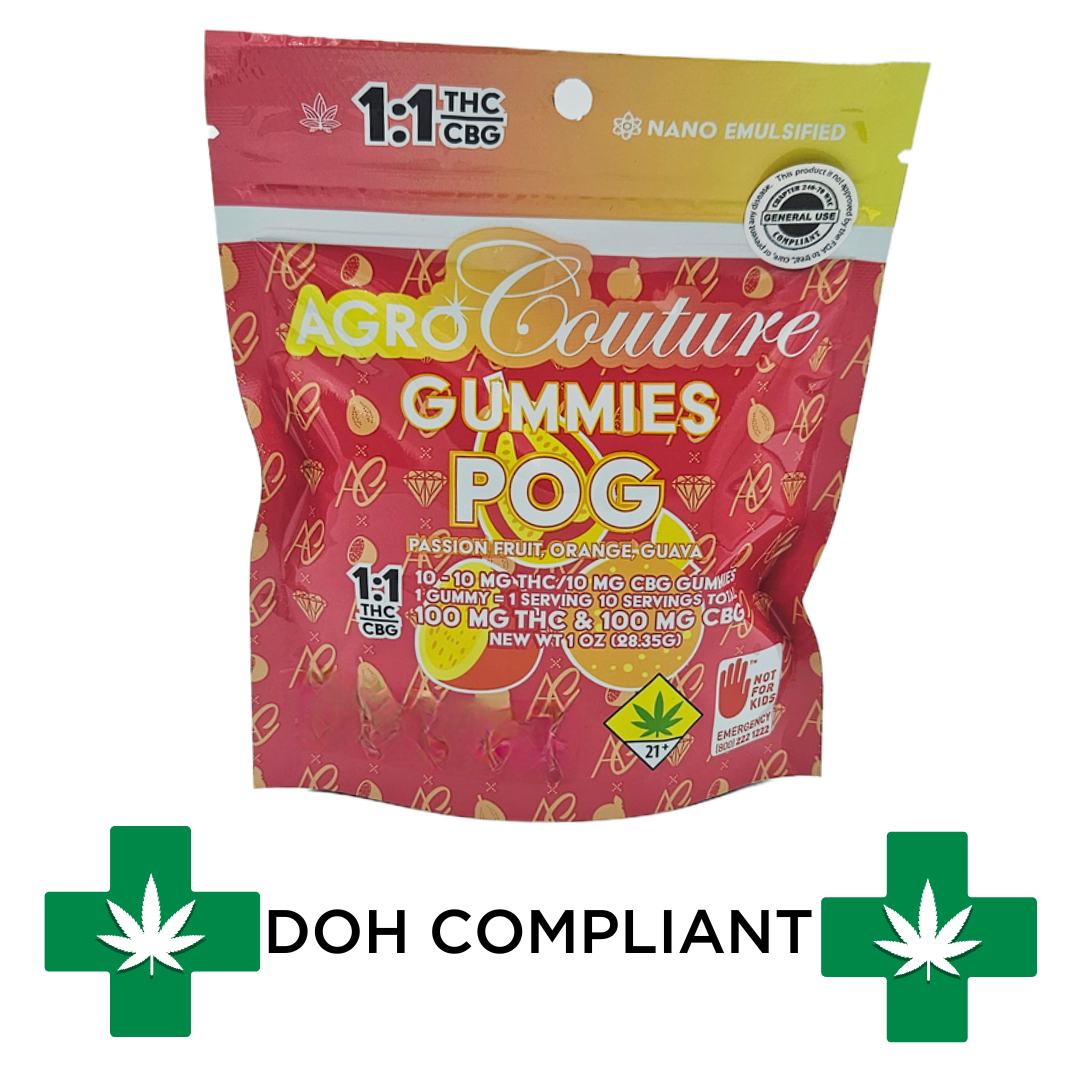 Photograph of product: DOH | POG 1:1 CBG Gummies | 10pk