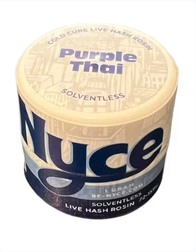 Photograph of product: Purple Thai Live Rosin - 1G