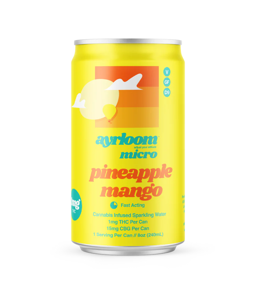 Photograph of product: Ayrloom | Pineapple Mango | 2:1 | 10MG TH-oui:5MG CBD
