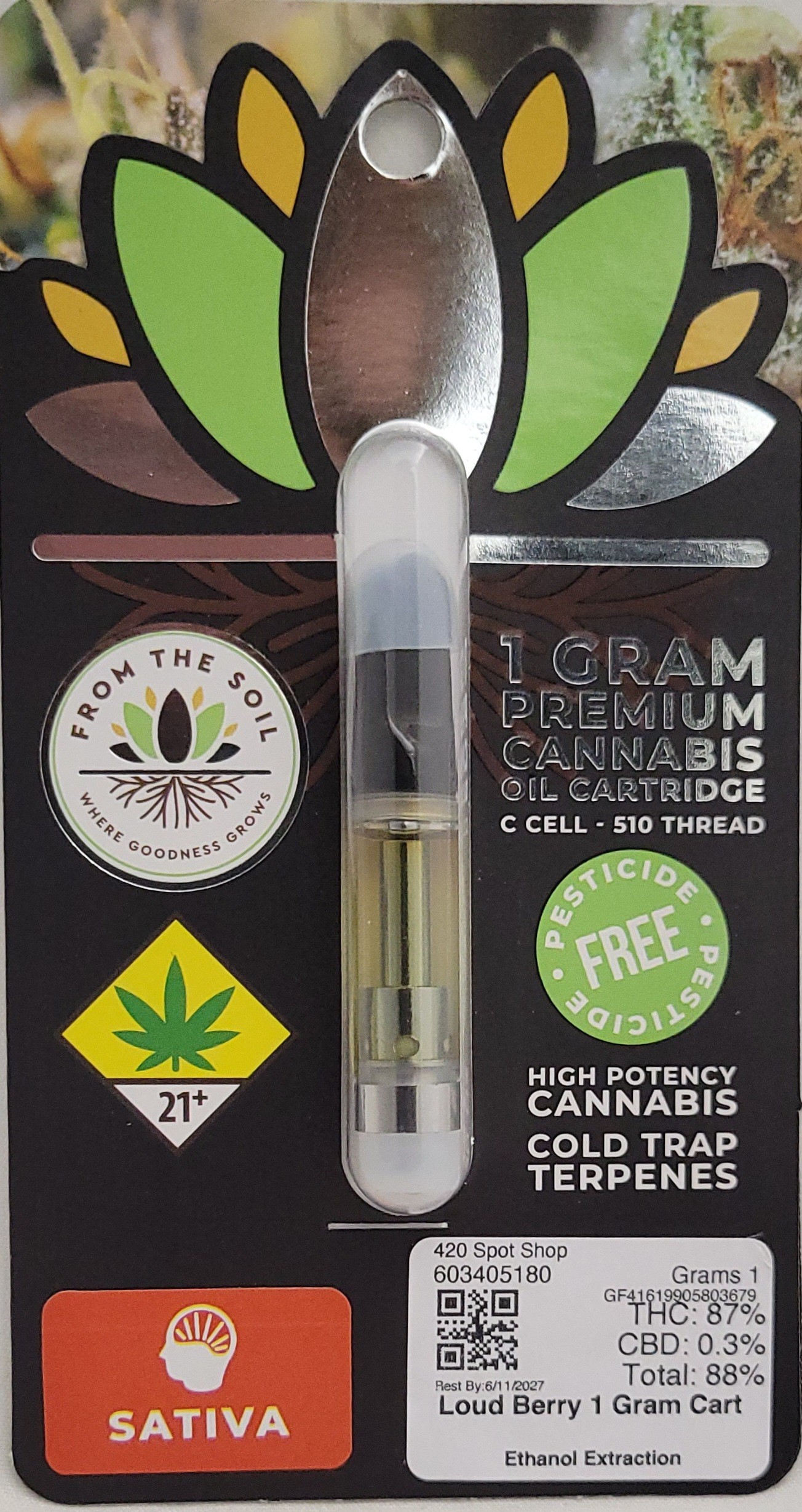 Photograph of Product: Loud Berry | 1g
