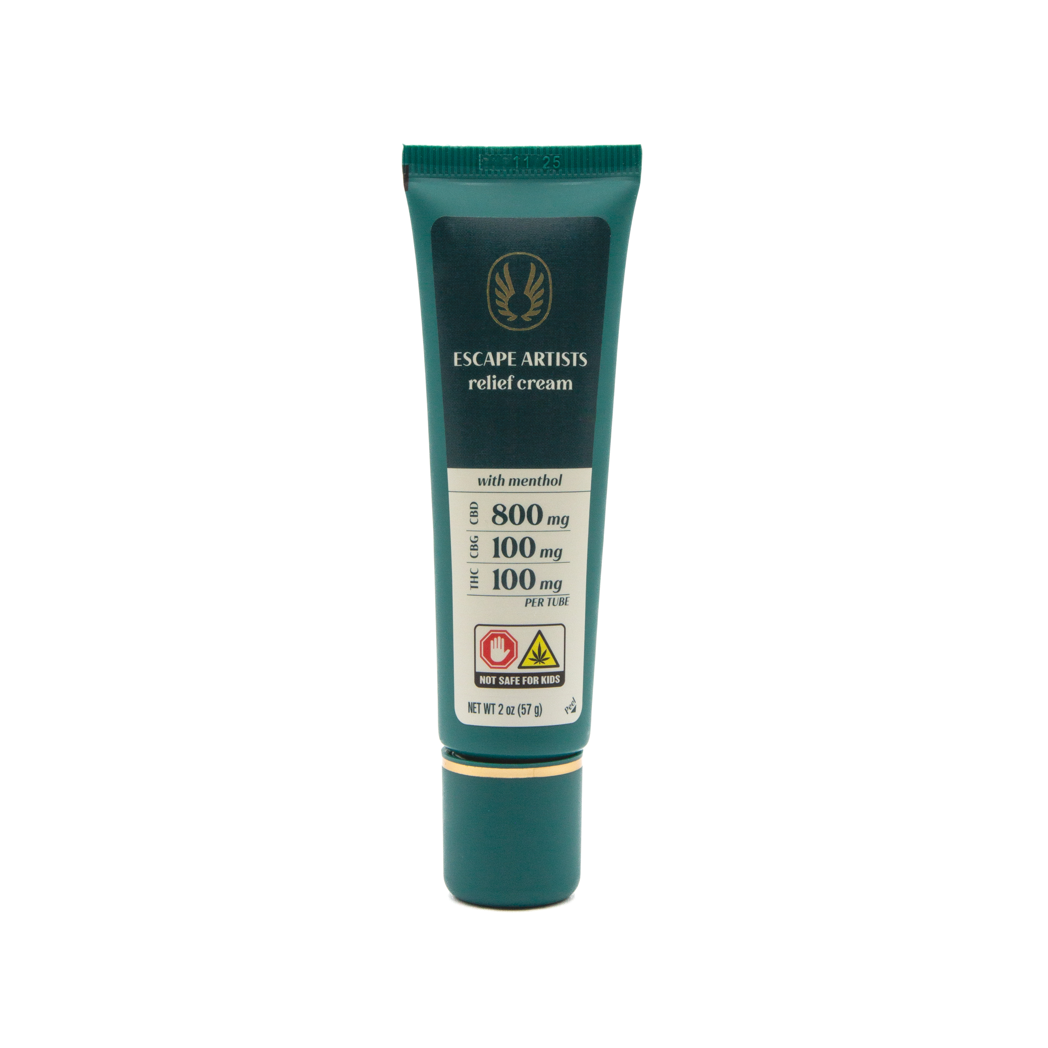 Photograph of product: Relief Cream - Menthol - 2oz - 800mg CBD / 100mg CBG / 100mg TH-oui)