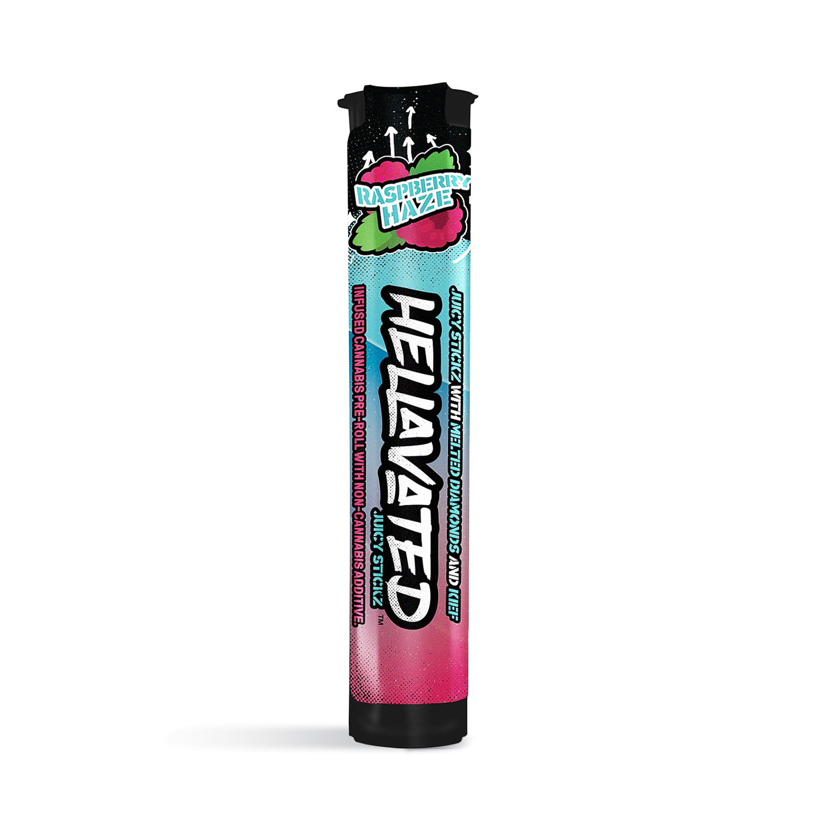 Photograph of product: Raspberry Haze Juicy Stickz Infused Pre-Roll | 0.75g
