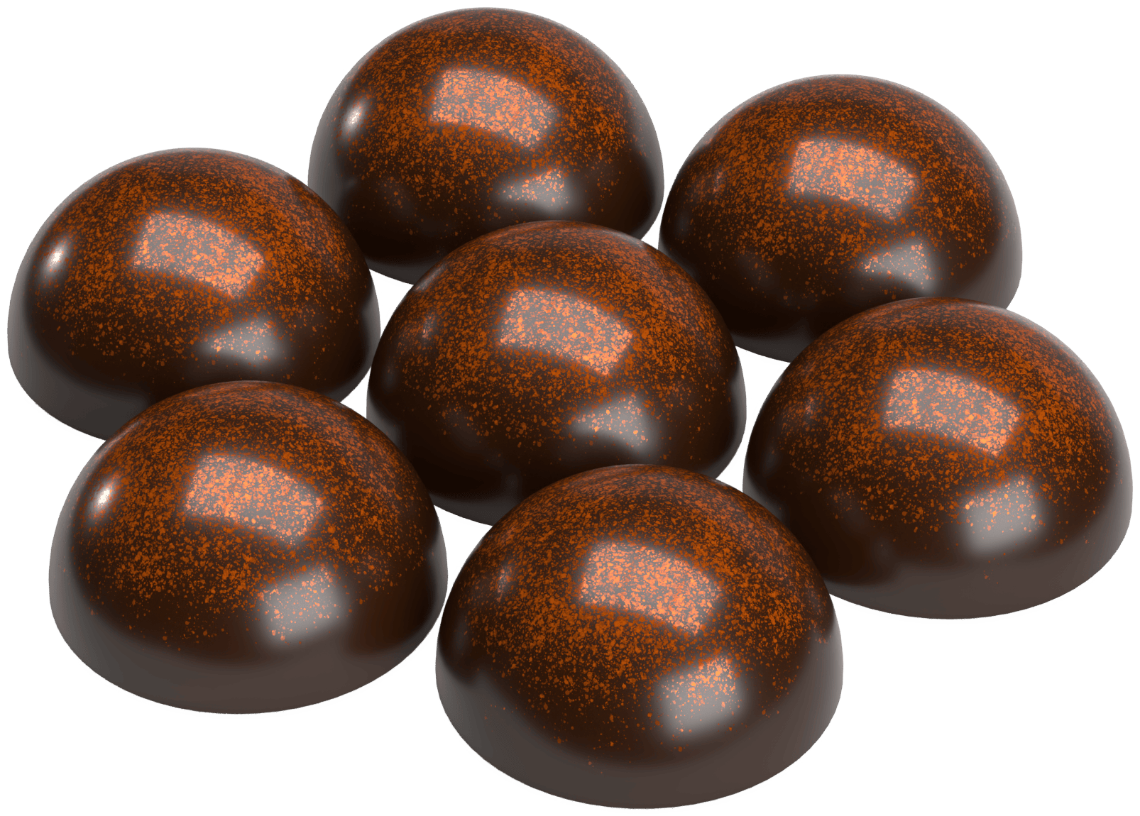 Photograph of product: Highatus - Edibles - Chron Bons - Salted Carmel - 100MG