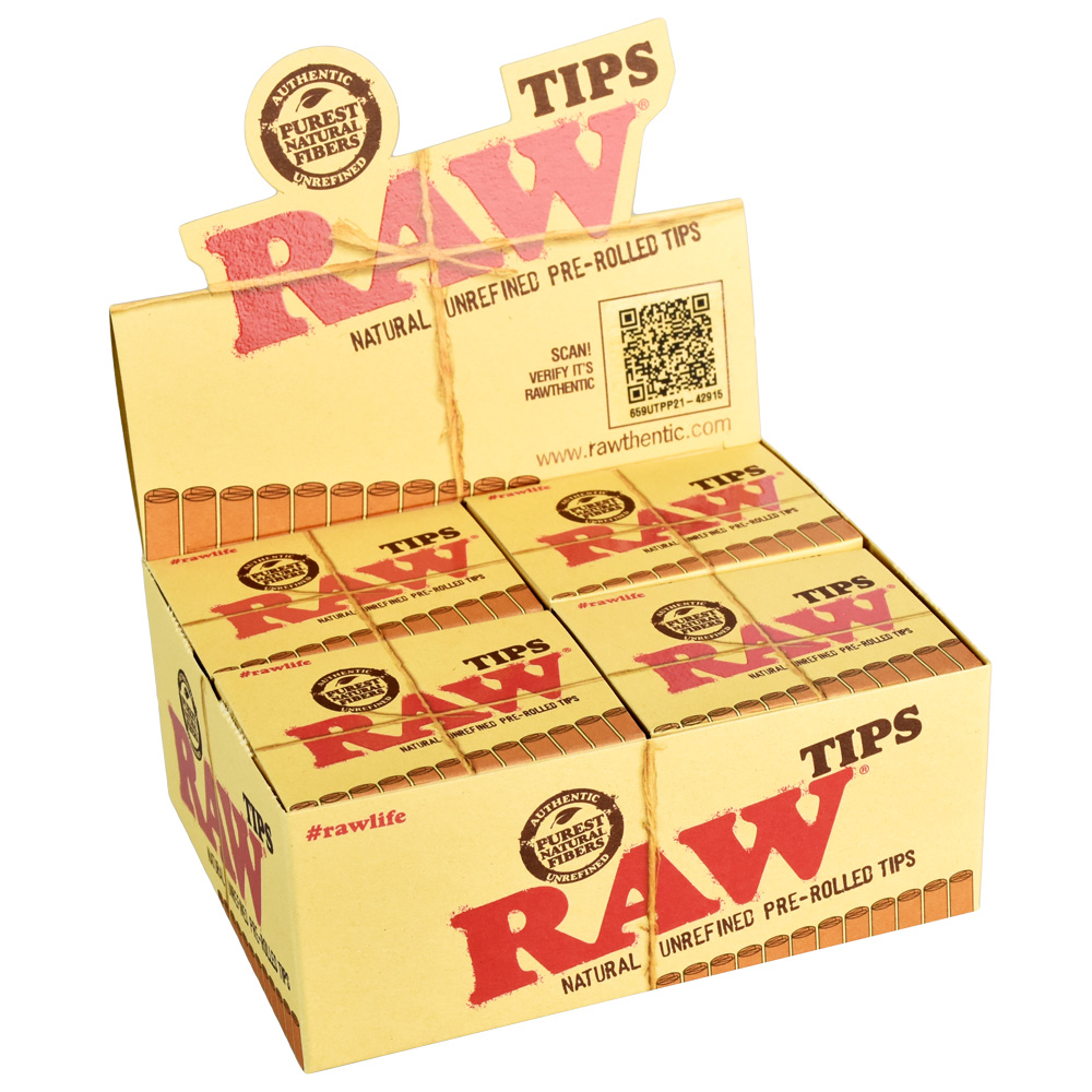 Photograph of product: RAW Pre-rolled Tips (21 pk)