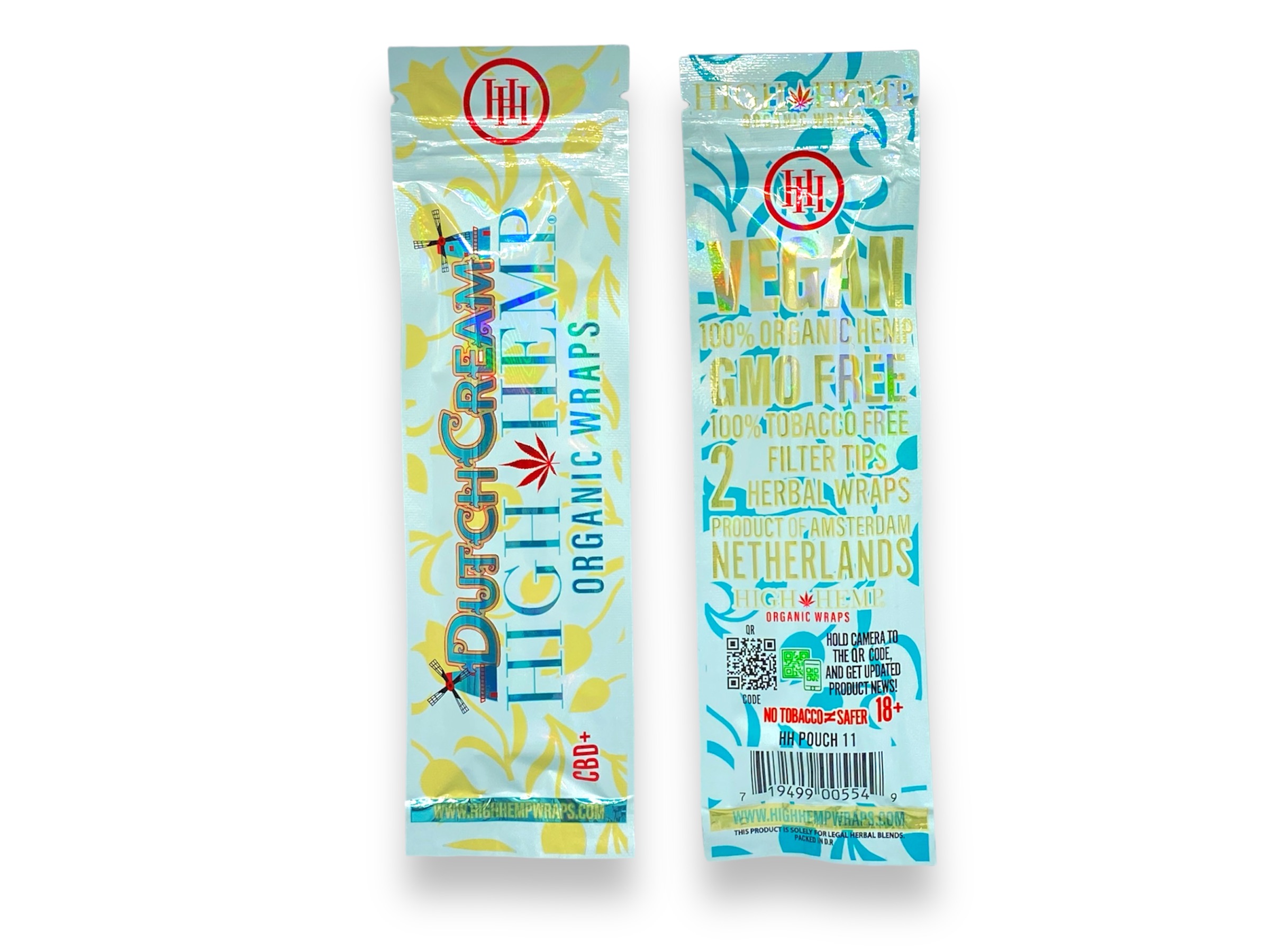 Photograph of Product: High Hemp Wraps - Dutch Cream