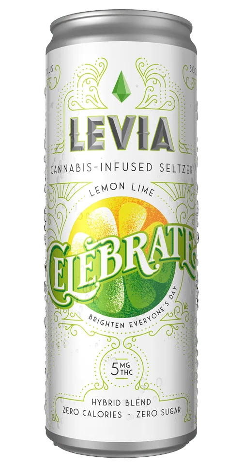 Photograph of product: Seltzer Celebrate (Lemon Lime) | 5MG