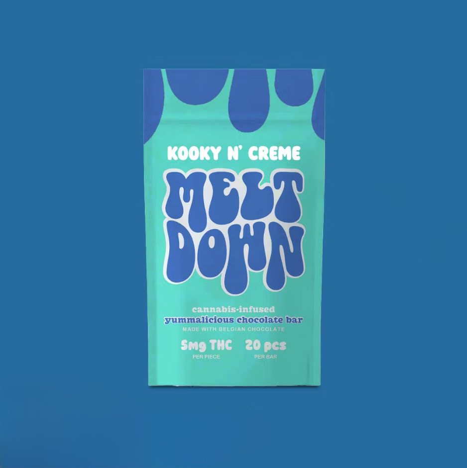 Photograph of Product: Meltdown | Chocolate | Kooky n Cream | 20pk/100mg