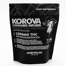 Photograph of Product: Korova - Black Bar - Baked Goods