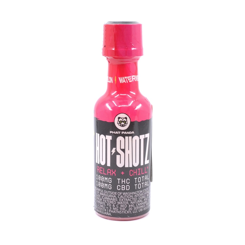 Photograph of product: Watermelon 1:1 CBD Hot Shotz | 200mg