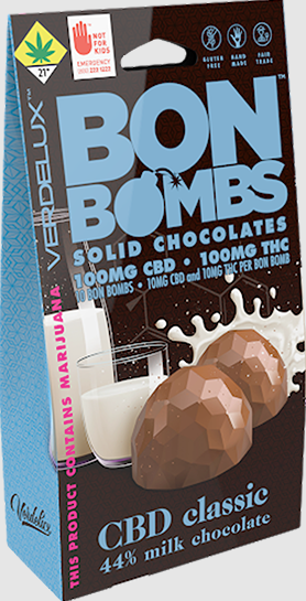 Photograph of product: Bon Bombs - Classic 1:1 [100mg] - 10pk Edibles