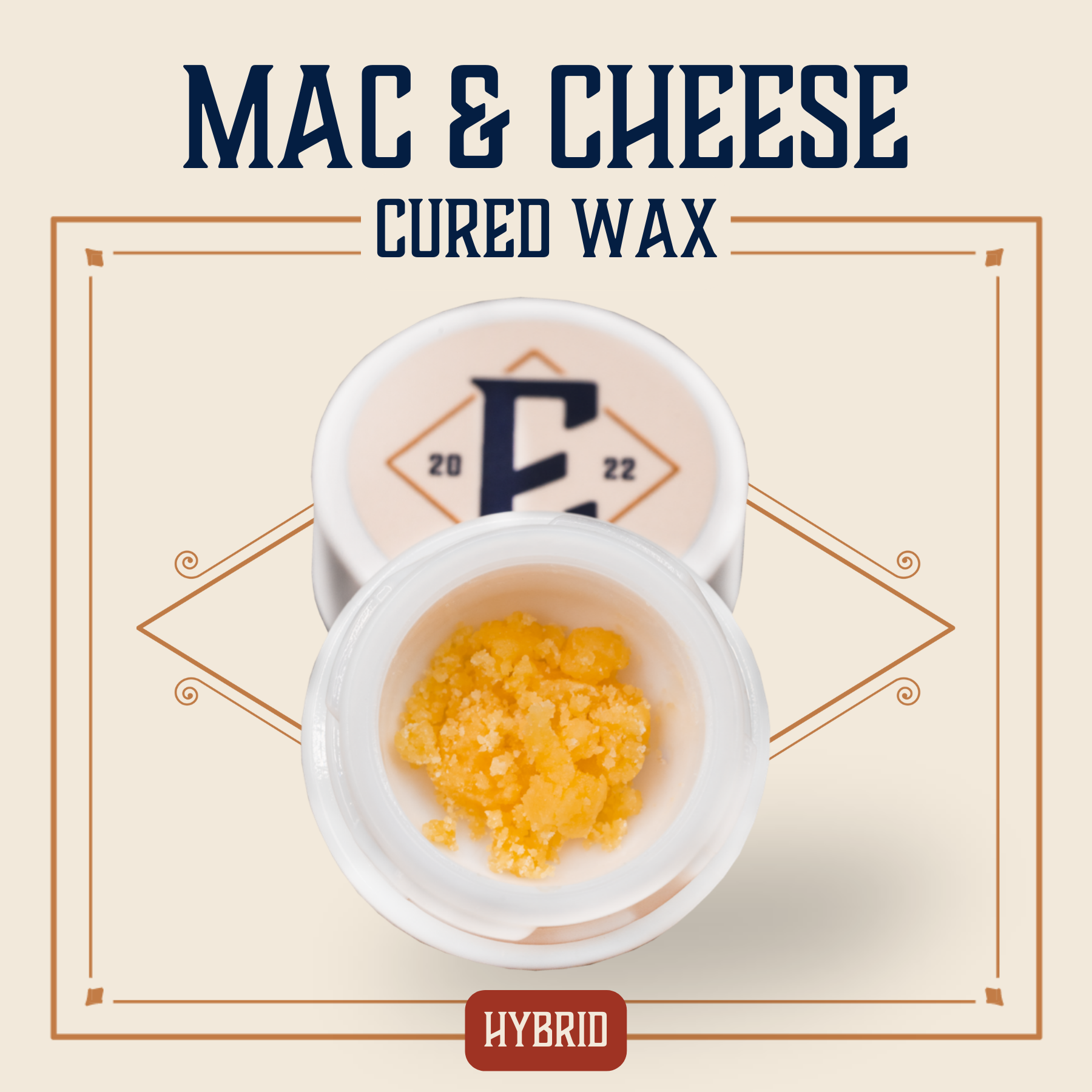 Photograph of product: Elevate: Concentrate | Mac & Cheese | Cured Wax | 1g
