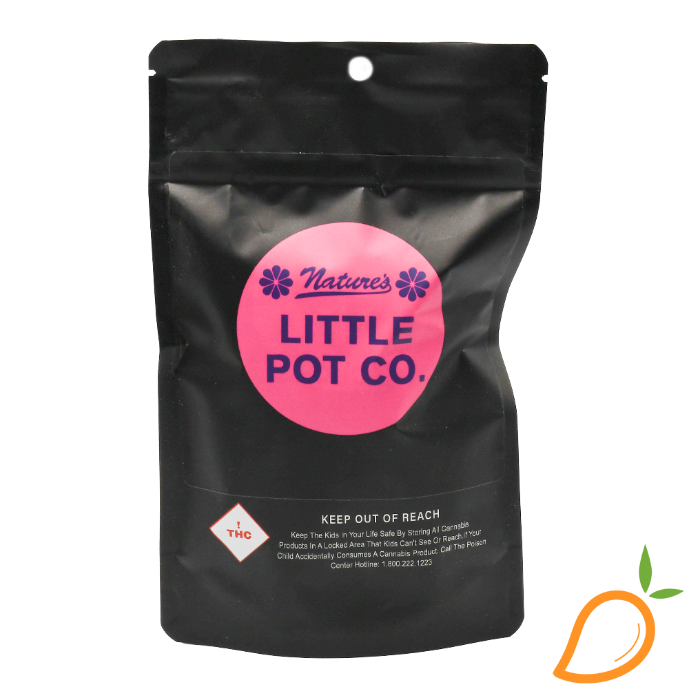 Photograph of product: 28g Watermelon Rush Smalls Prepackaged Ounce Little Pot Co.