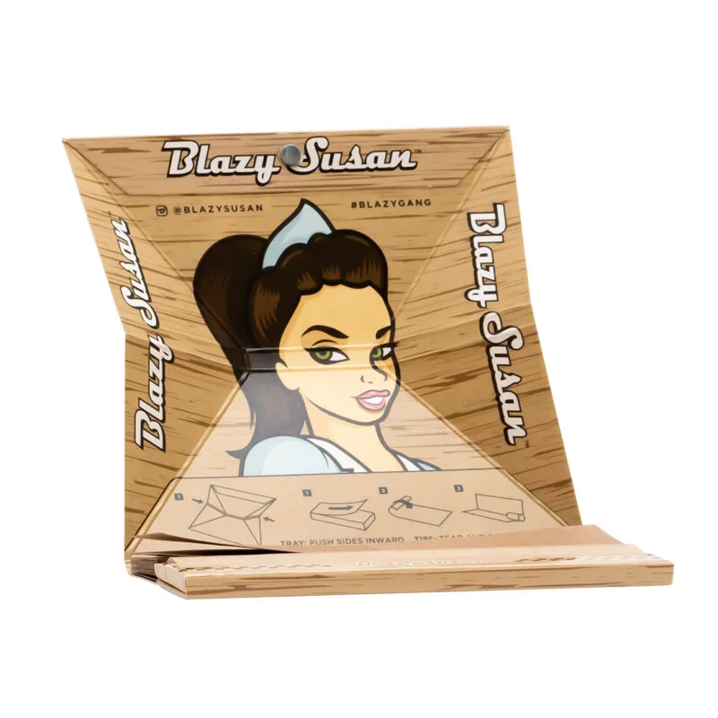 Photograph of product: Blazy Susan - Unbleached Papers | King Size Slim Deluxe Kit