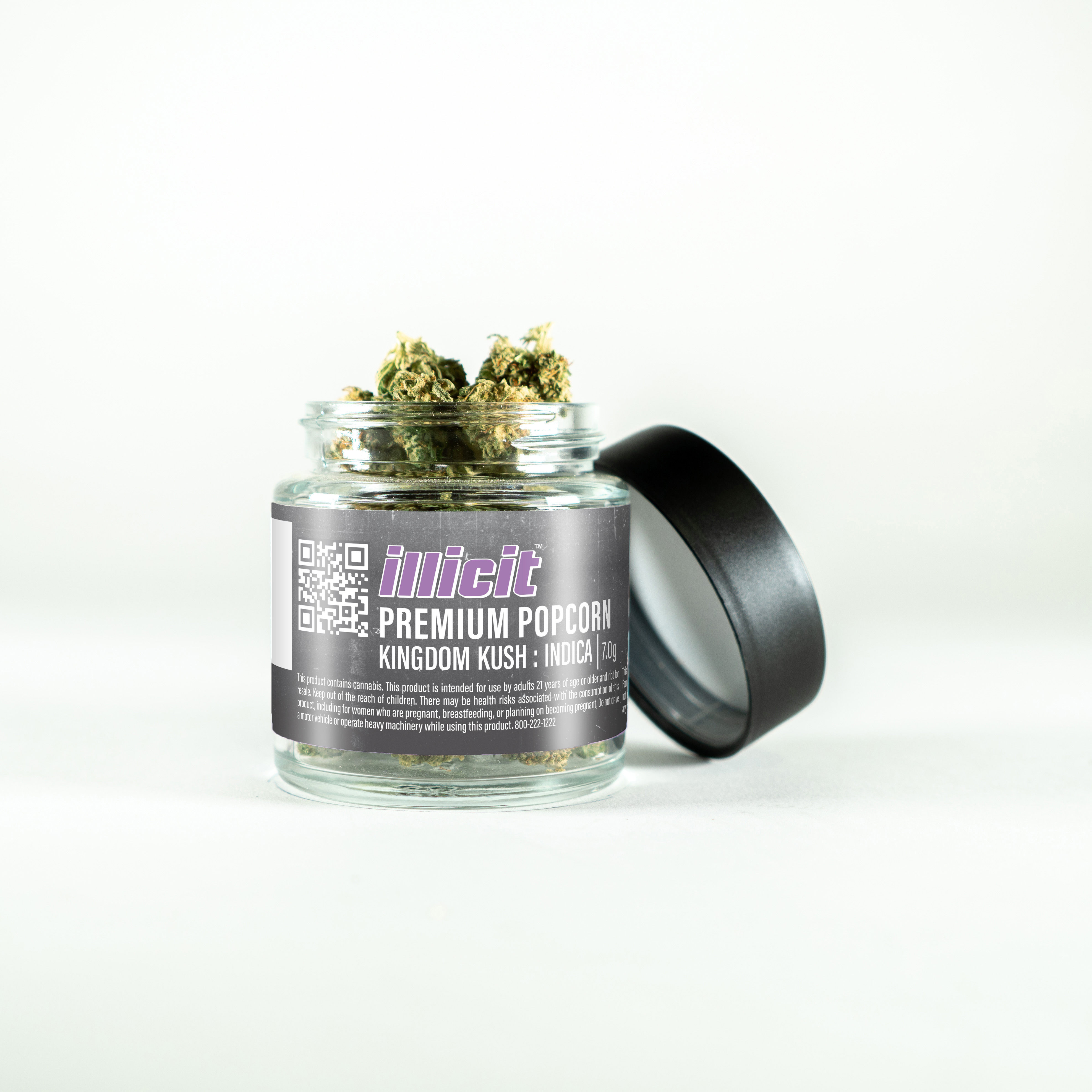 Photograph of product: Kingdom Kush Popcorn Flower 7g