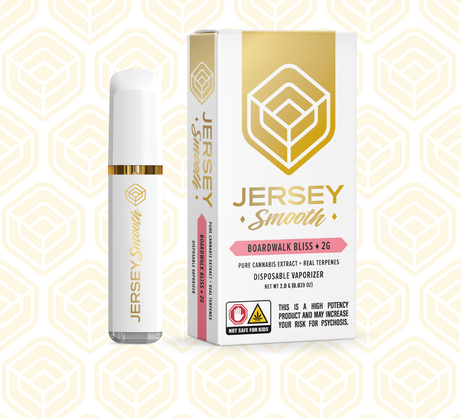 Photograph of product: Jersey Smooth | Boardwalk Bliss | AIO Disposable