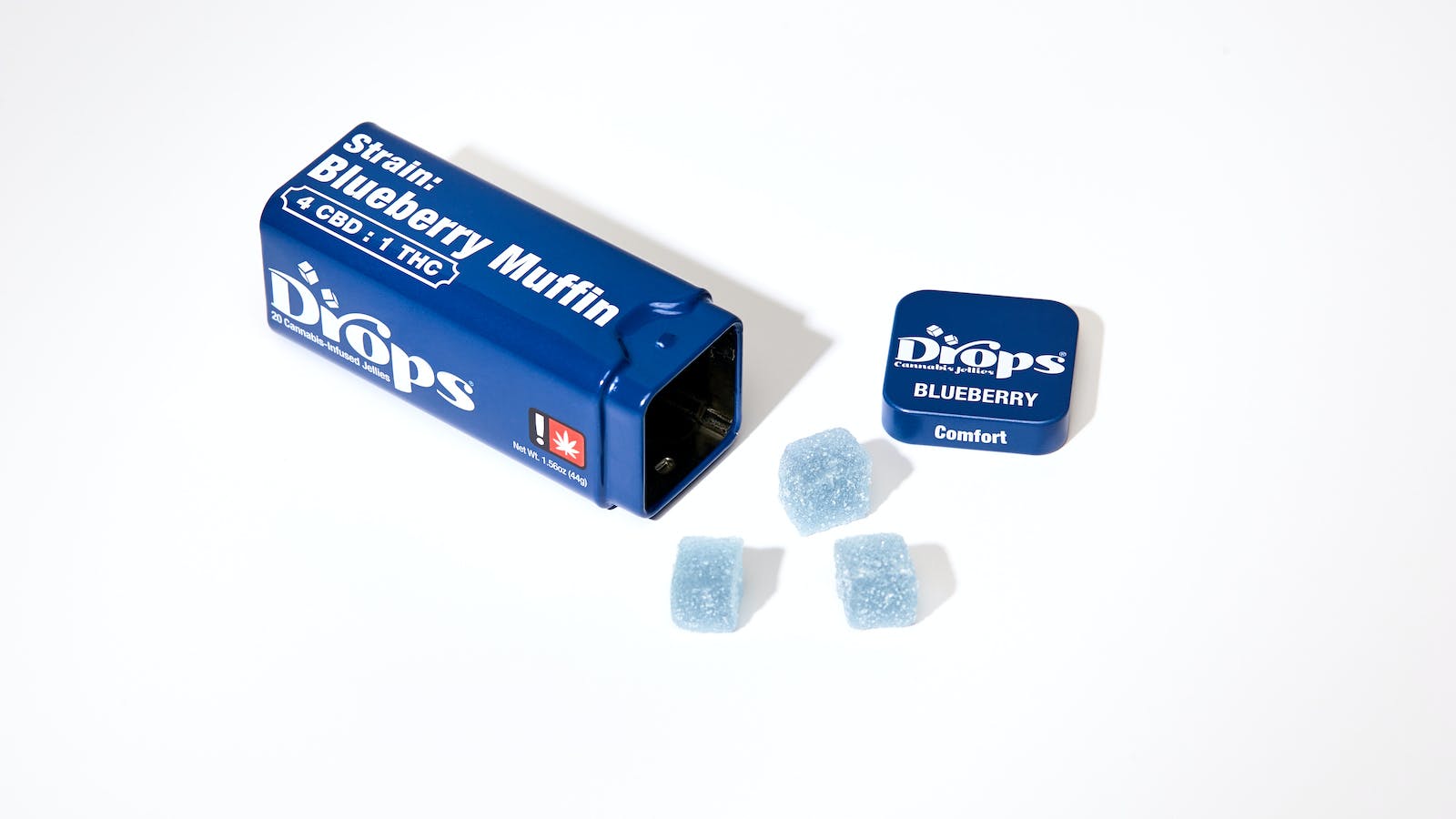 Photograph of product: Blueberry  Drops - 4:1 High CBD - Live Rosin