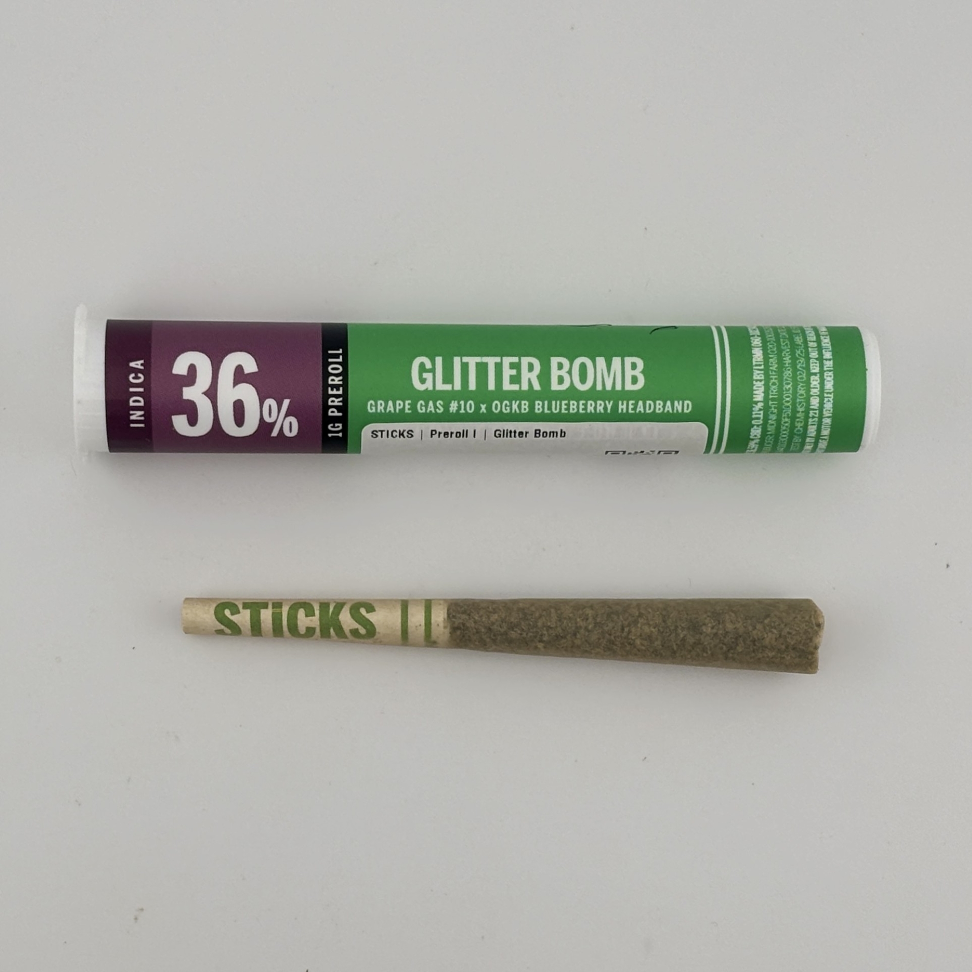 Photograph of product: STICKS | PR [I] | Glitter Bomb