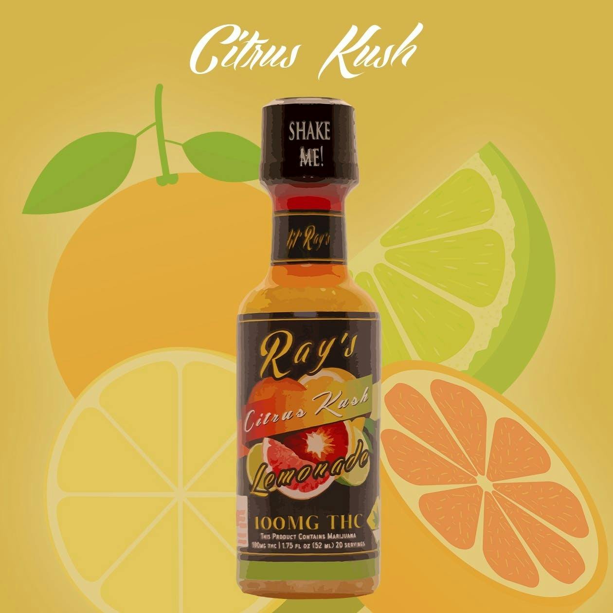 Photograph of product: RAY'S LEMONADE - CITRUS KUSH LEMONADE - 100 items