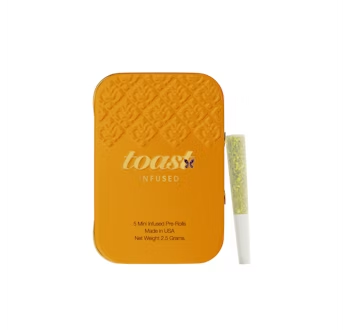 Photograph of product: Toast | Kumquat Kruze | Diamond Infused | 5pk | 2.5g