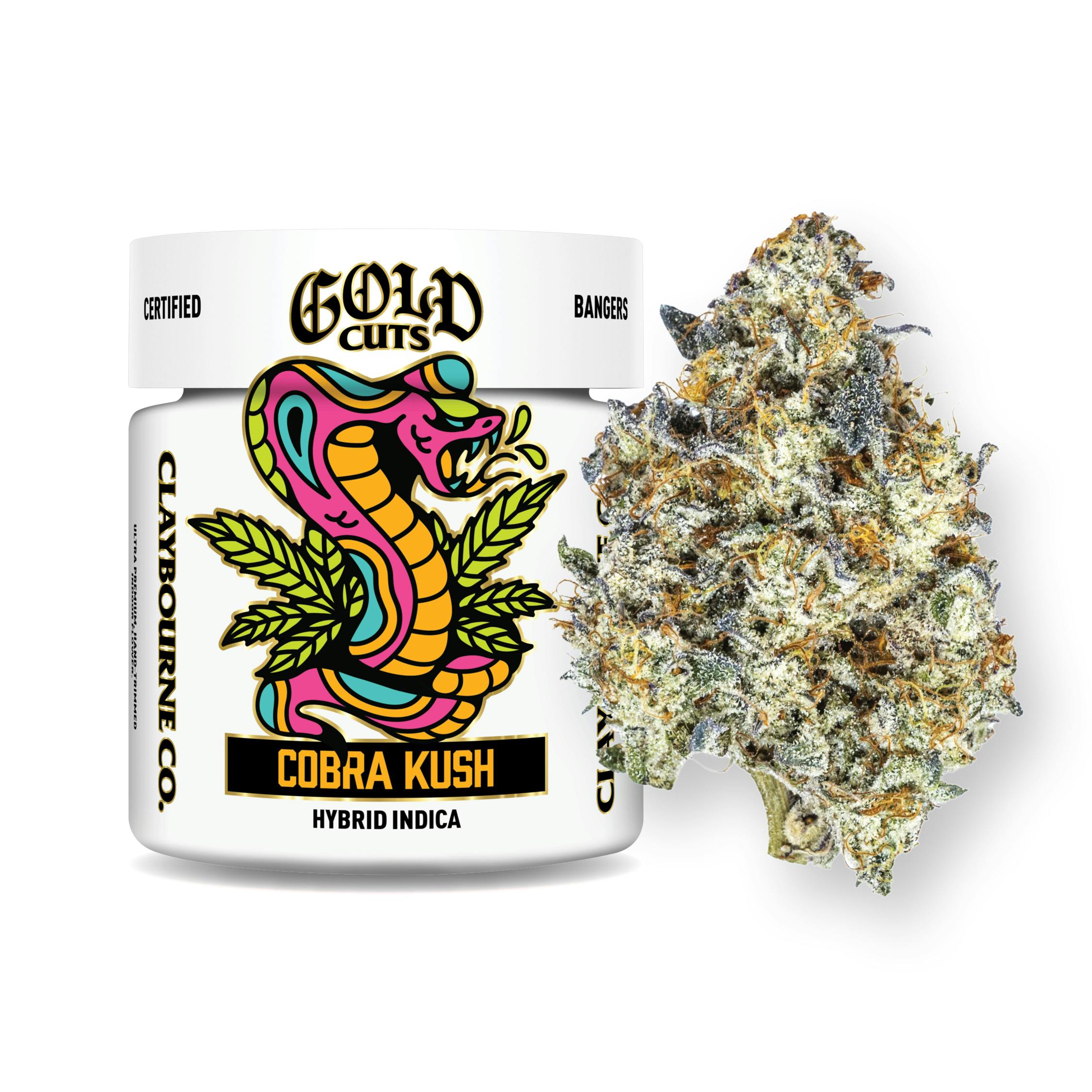 Photograph of product: Claybourne - Cobra Kush - 3.5g - Oui'd