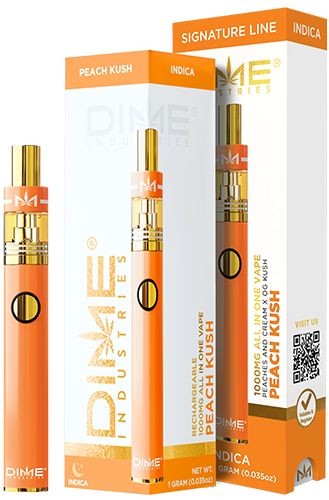 Photograph of product: Peach Kush Disposable - 2g