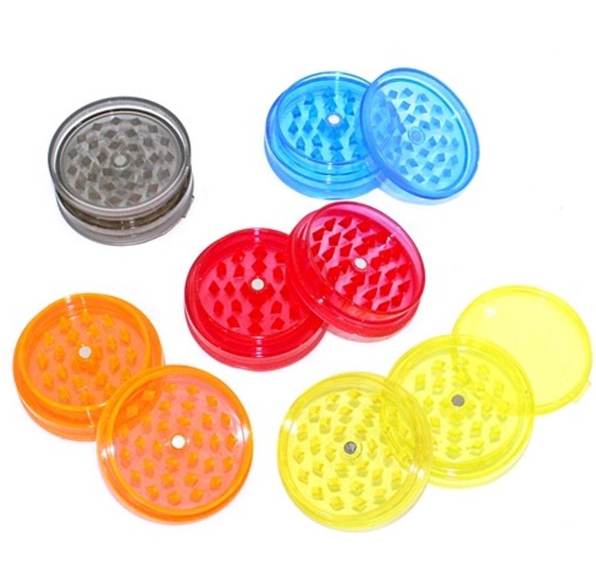 Photograph of product: 40mm 2-Piece Magnetic Acrylic Grinder (Assorted Colors)