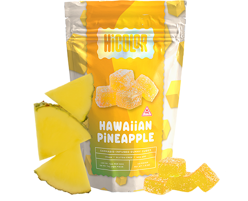 Photograph of product: Hawaiian Pineapple Gummies 10mg 10pk | 100mg