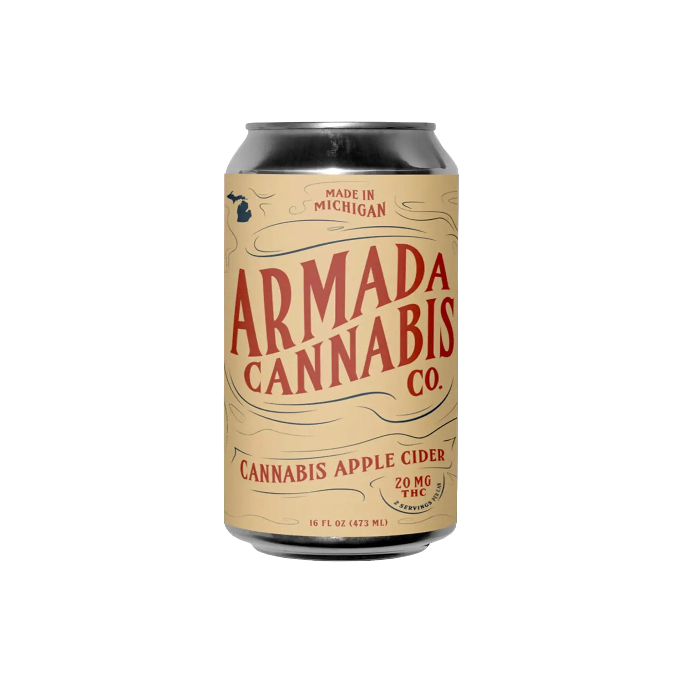 Photograph of product: Armada Oui'd Co - Apple Cider 12oz Sparkling Can 20mg