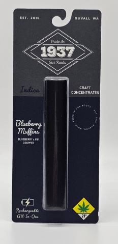 Photograph of product: Blueberry Muffins Cured Disposable Pen | 1g