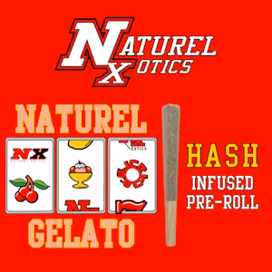Photograph of product: Natural Xotics - Gelato au chocolat Infused Preroll