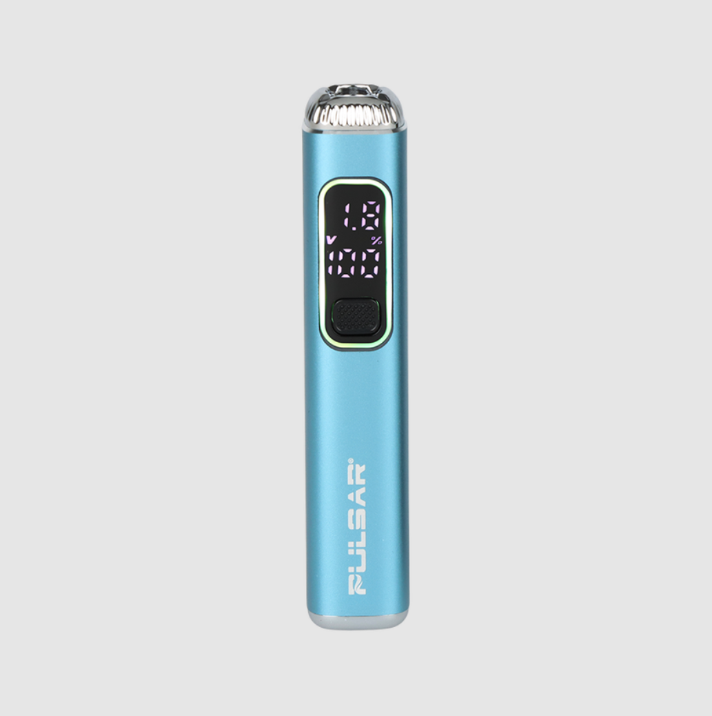 Photograph of product: 510 Square Digital Display Vape Battery 400mAh | Blue