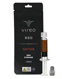 Photograph of product: Vireo | Oui'd | 40 Dose - 1g RSO Syringe