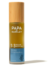 Photograph of product: Papa & Barkley | 1:3 Cbd/Thc: Releaf Body Oil | 60ml