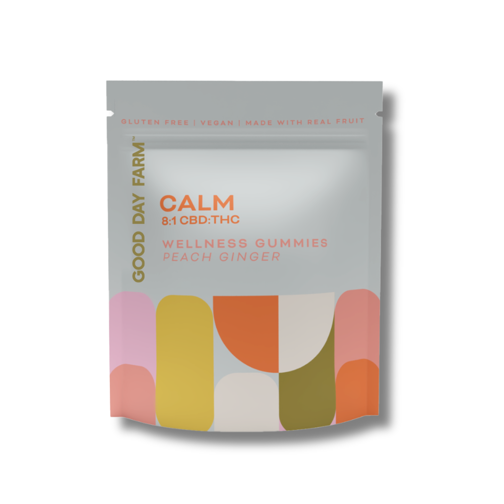 Photograph of product: Peach Ginger 8:1 Gummies