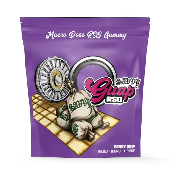 Photograph of product: RSO Berry Drip Gummy 100mg