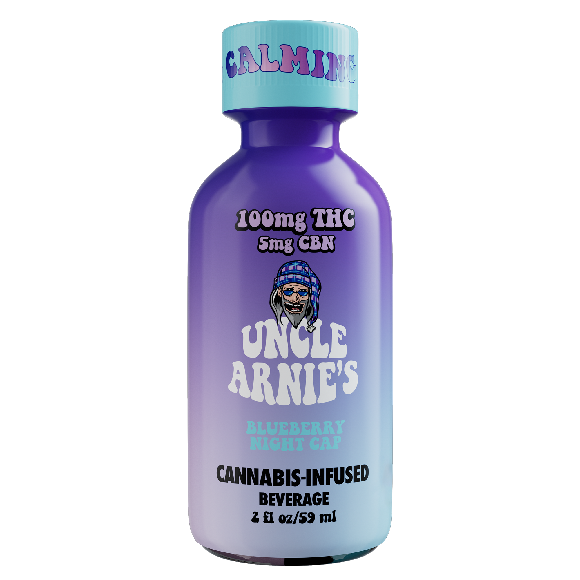 Photograph of product: Uncle Arnie's 2oz. 100mg | Blueberry Nightcap