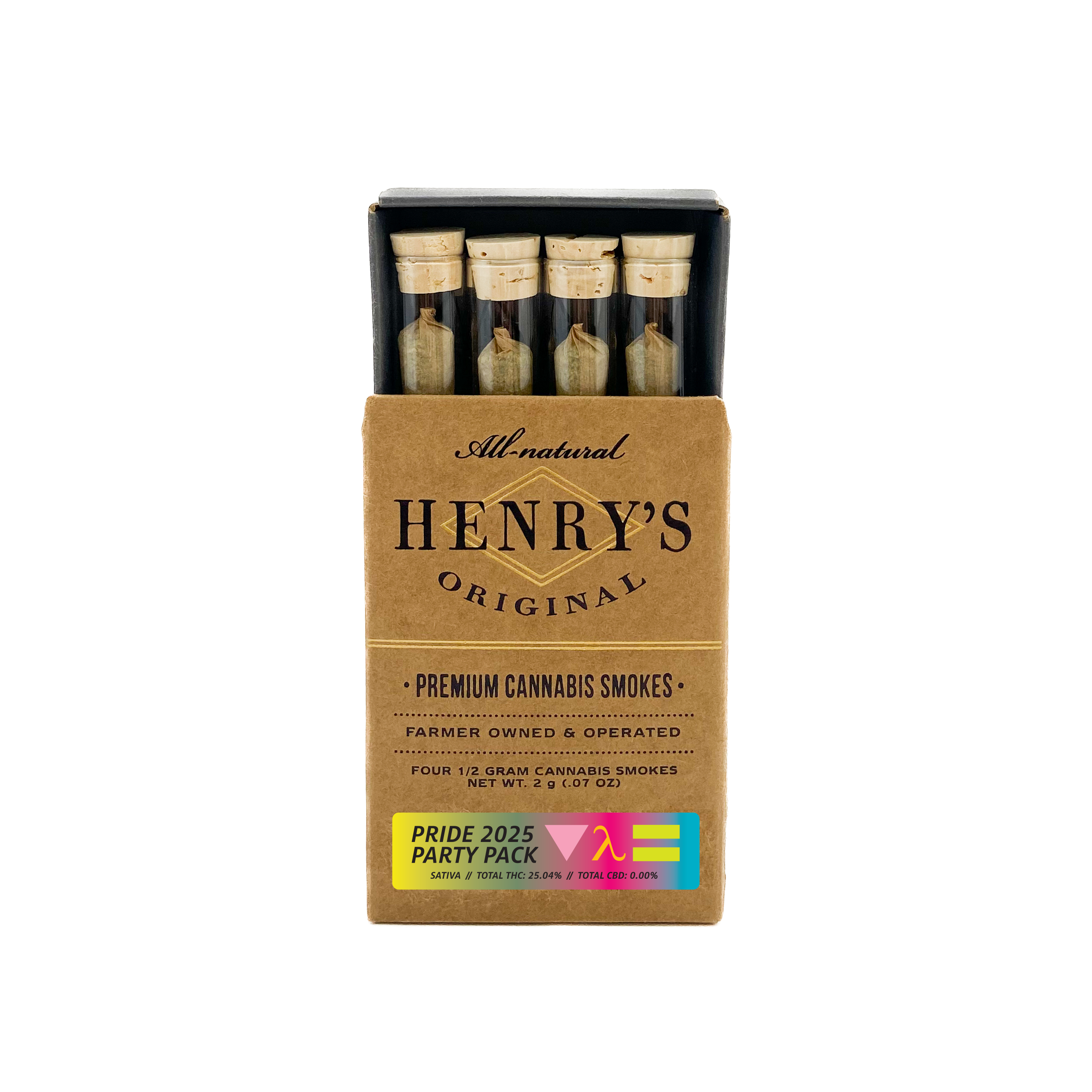 Photograph of product: 4PK - PRIDE 2025 PARTY PACK