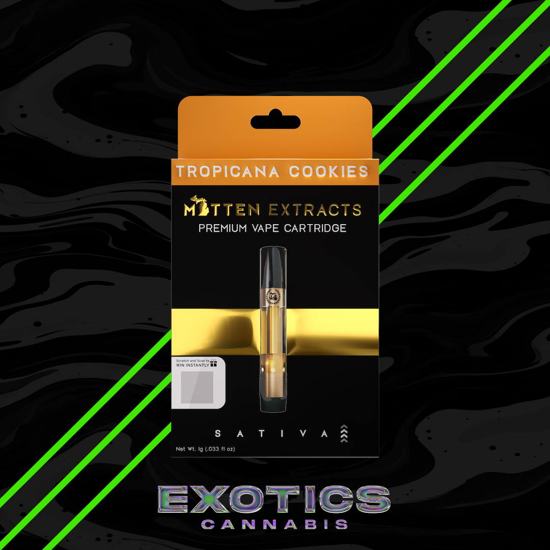 Photograph of product: Mitten Extracts - Tropicana Cookies Cartridge