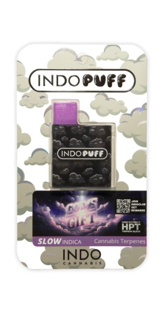 Photograph of product: IndoPuff | Gods Gift Dispo | .9g