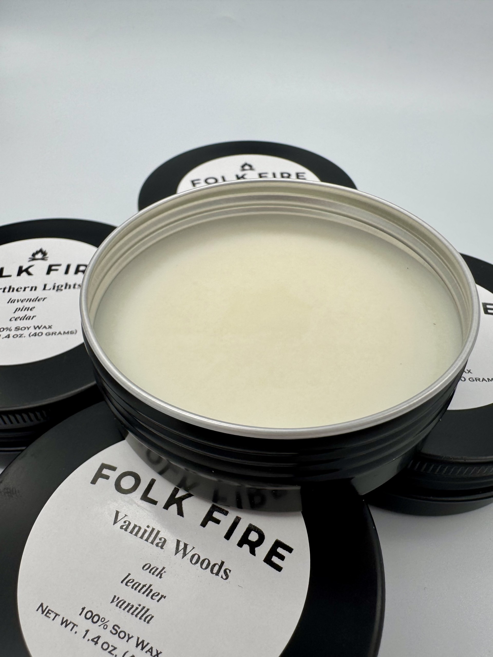 Photograph of product: Northern Lights | Flameless Candle Puck 1.4oz | 100% Soy Wax