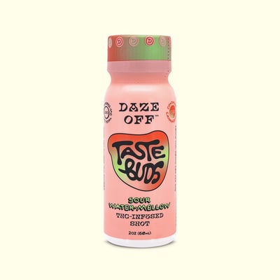 Photograph of product: Infused Shot | Daze Off | Sour Water-Mellow [1:2 TH-oui/CBD] [2oz]