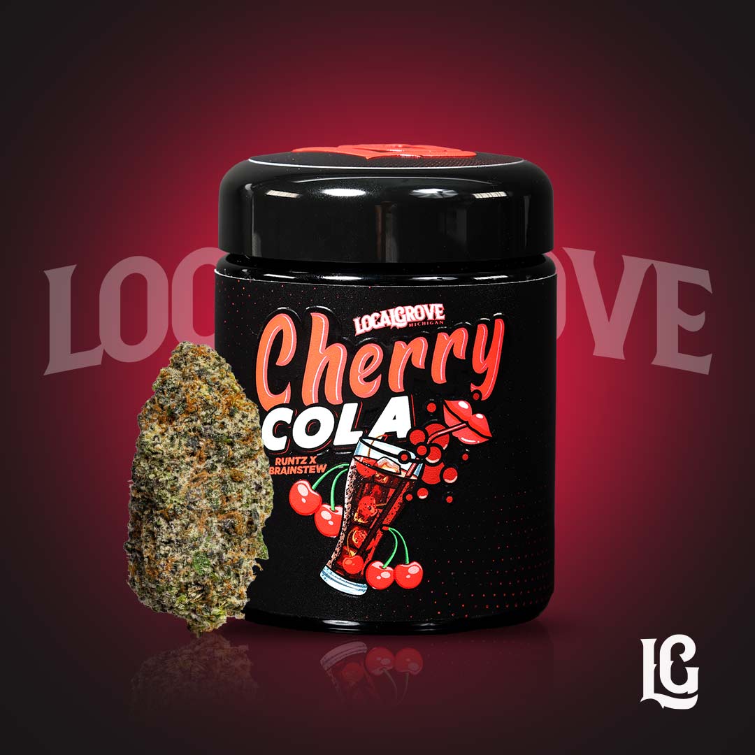 Photograph of product: Local Grove - 14g Prepack Jar - Cherry Cola