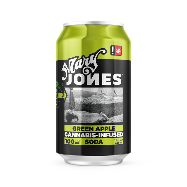 Photograph of product: Mary Jones Soda: Green Apple