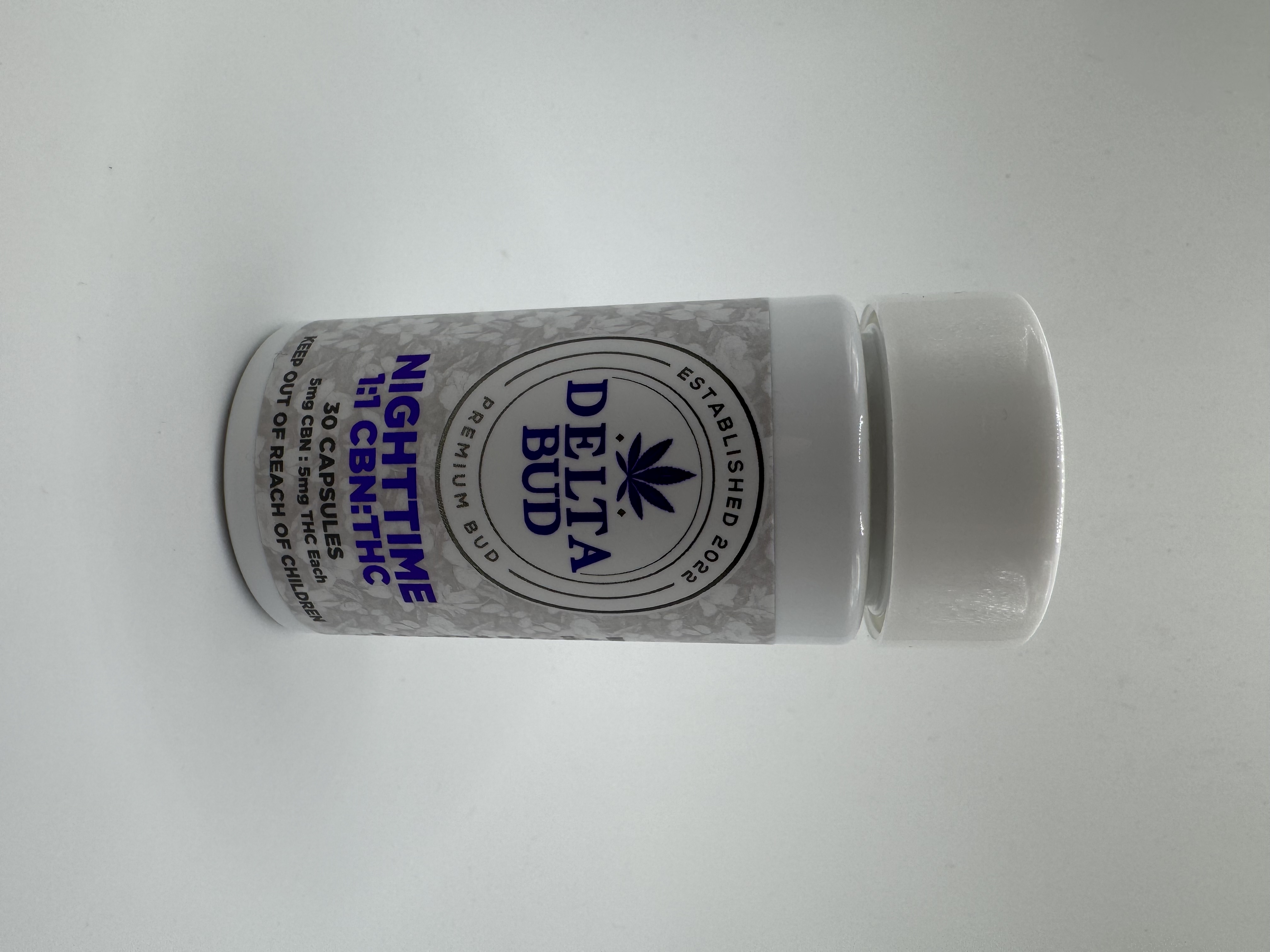 Photograph of product: Night Time | 150mg | Capsules