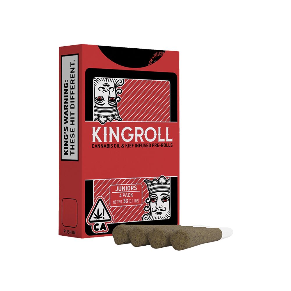 Photograph of product: ATF X SOUR DIESEL JUNIORS PRE-ROLL 4-PACK [3 G]